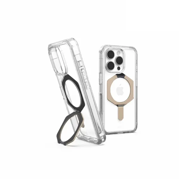 AnyConv 支架全透款 iPhone 12-17 ProMax系列 磁吸耐衝擊保護殼 (MagSafe 手機殼)