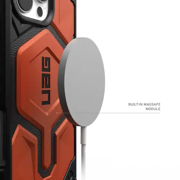 IPH16_MAX_SERIES_FEATURES_MONARCH_PRO_MAGSAFE_RUST_6.webp 磁吸頂級版 適用 iPhone 12-17 Pro Max 系列 耐衝擊保護殼 (MagSafe 手機殼)