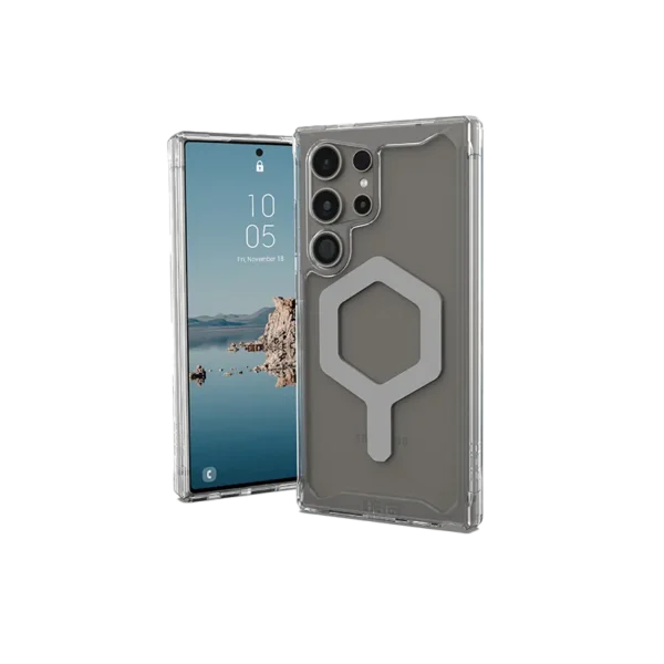 UAG-PLYO-PRO-SM1.webp 全透款 適用 三星 S22-S25 Ultra/Plus 系列 耐衝擊保護殼-透明 (Magsafe 手機殼)