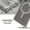 全透款 適用 三星 S22-S25 Ultra/Plus 系列 耐衝擊保護殼-透明 (Magsafe 手機殼)