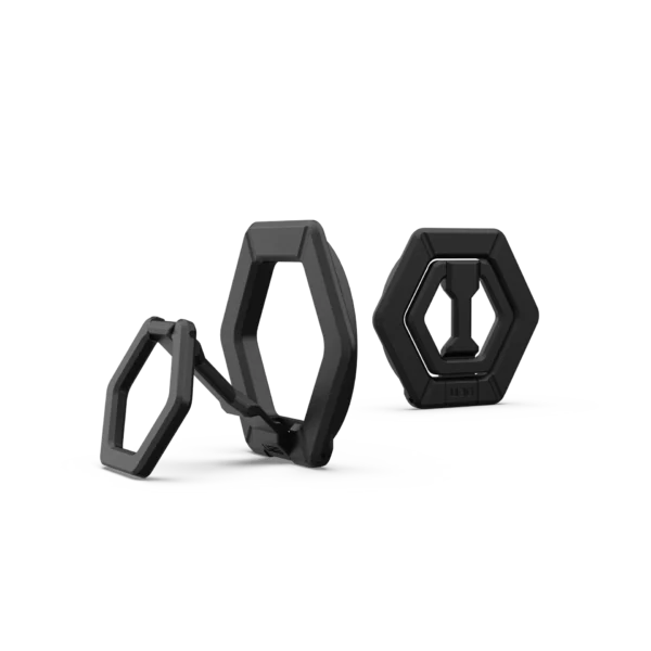 磁吸多角度折疊支架 金屬支架 - 黑色