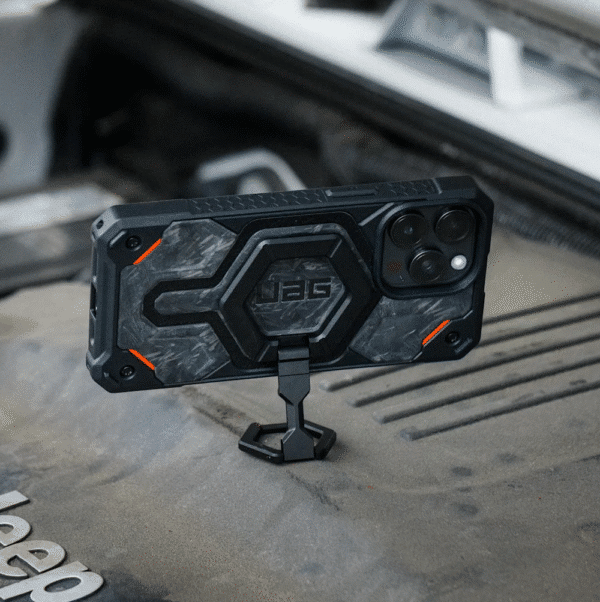 磁吸多角度折疊支架 金屬支架 - 黑色