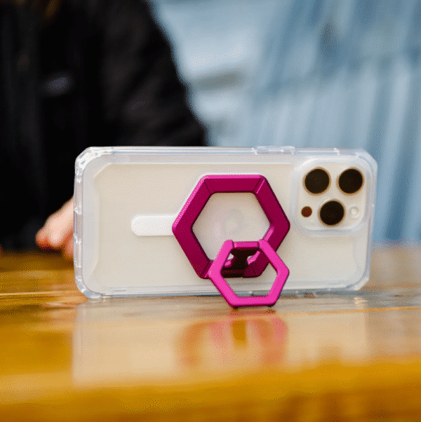 磁吸多角度折疊支架 金屬支架 - 黑色