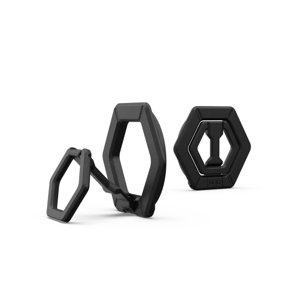 磁吸多角度折疊支架 金屬支架 - 黑色