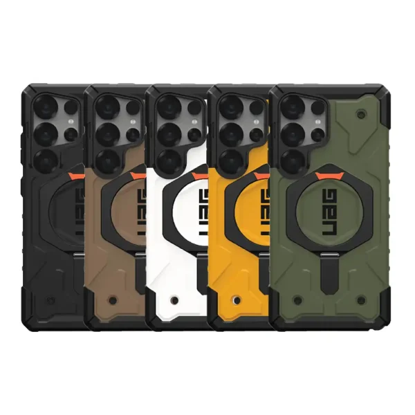 實色支架款 適用於 三星 S23-S25 Ultra/Plus 系列 耐衝擊保護殼 (MagSafe 手機殼)