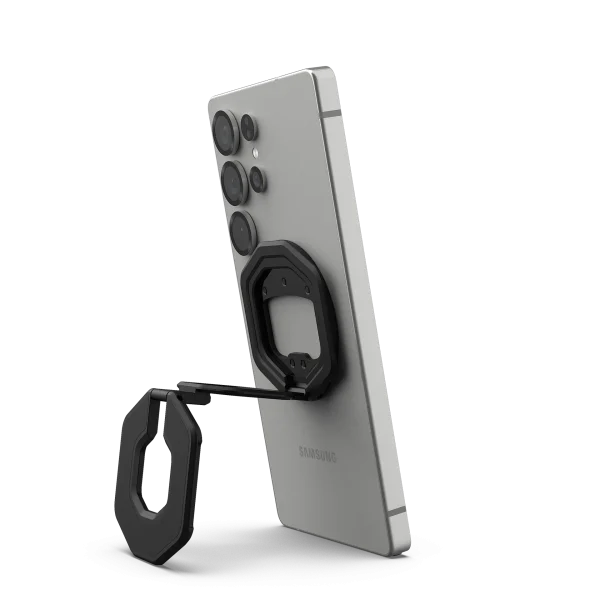 磁吸多角度折疊支架 雙向金屬支架磁性