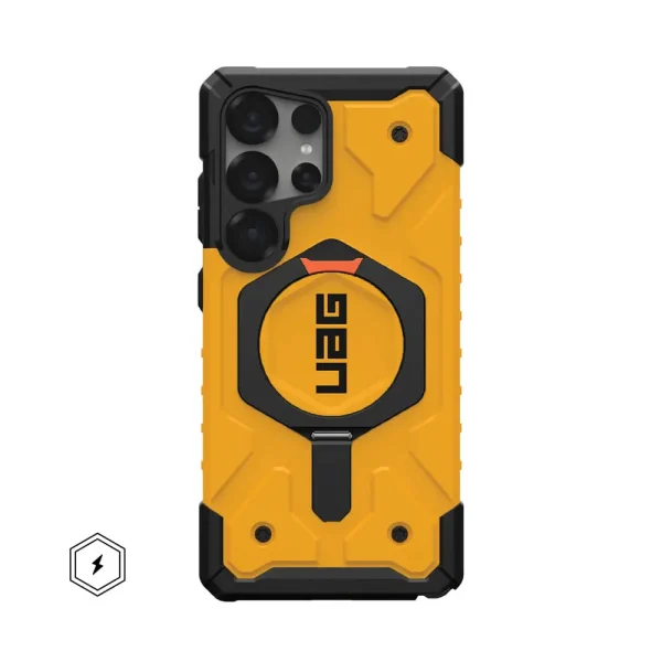 實色支架款 適用於 三星 S23-S25 Ultra/Plus 系列 耐衝擊保護殼 (MagSafe 手機殼)