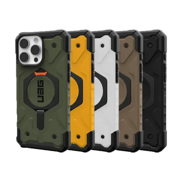 支架款 適用於 iPhone 12-17 Pro Max 系列 磁吸耐衝擊保護殼 (MagSafe 手機殼)