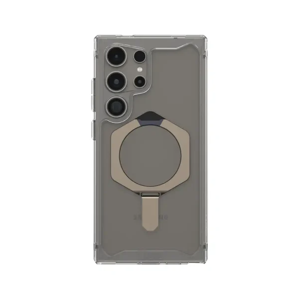 磁吸透明支架款 適用於 三星 S23-S25 Ultra/Plus 系列 耐衝擊保護殼 (MagSafe 手機殼)